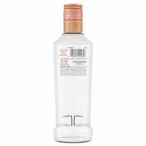 Smirnoff Peach (Vodka Infused With Natural Flavors) Perspective: back