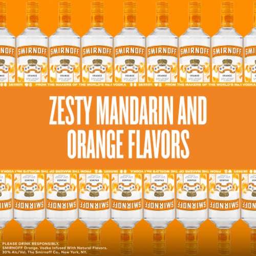 Smirnoff Vodka Orange Perspective: back