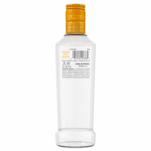 Smirnoff Orange (Vodka Infused With Natural Flavors) Perspective: back