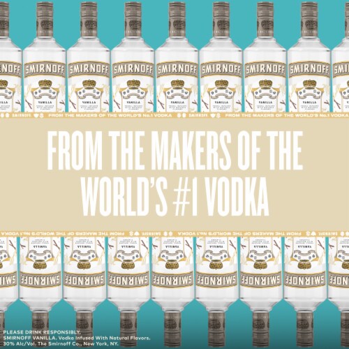 Smirnoff Vodka Vanilla Perspective: back