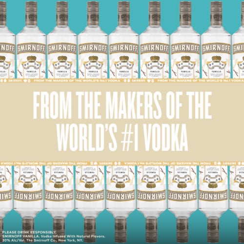 Smirnoff Vodka Vanilla Perspective: back