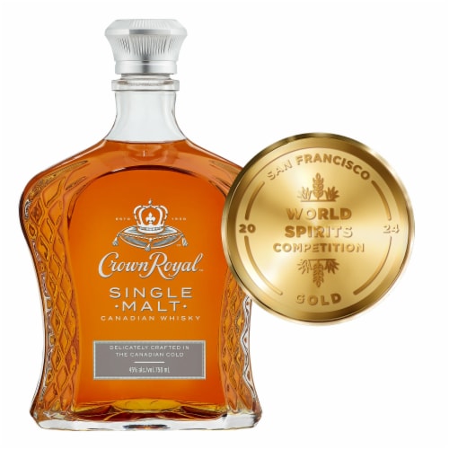 Crown Royal Whisky - Canadian Single Malt Perspective: back