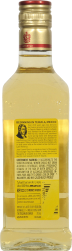 Jose Cuervo Especial Tequila Gold Perspective: back