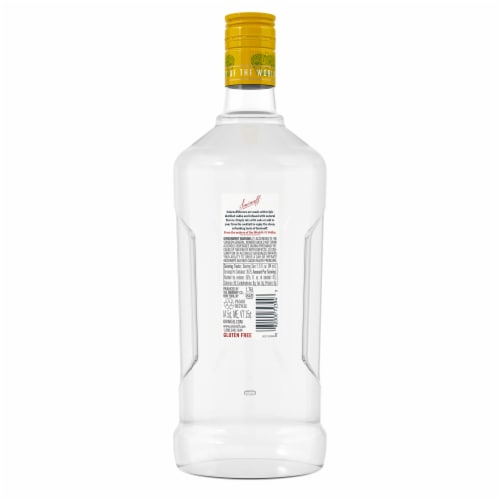 Smirnoff Citrus (Vodka Infused With Natural Flavors) Perspective: back