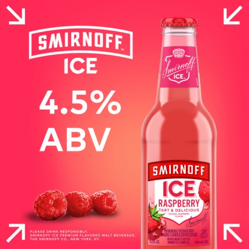 Smirnoff Ice Raspberry Perspective: back