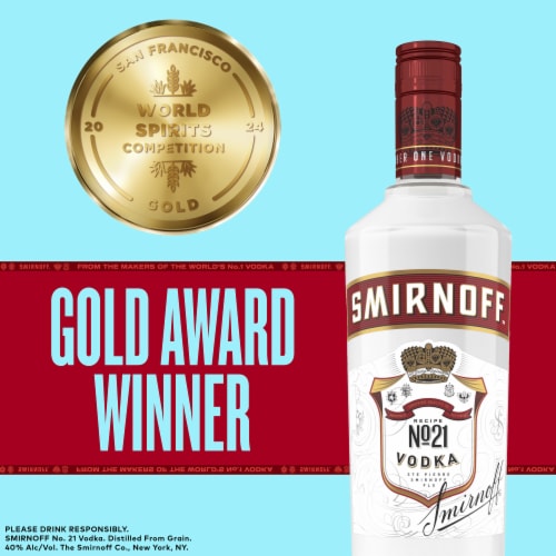 Smirnoff No. 21 Award-Winning Vodka Perspective: back