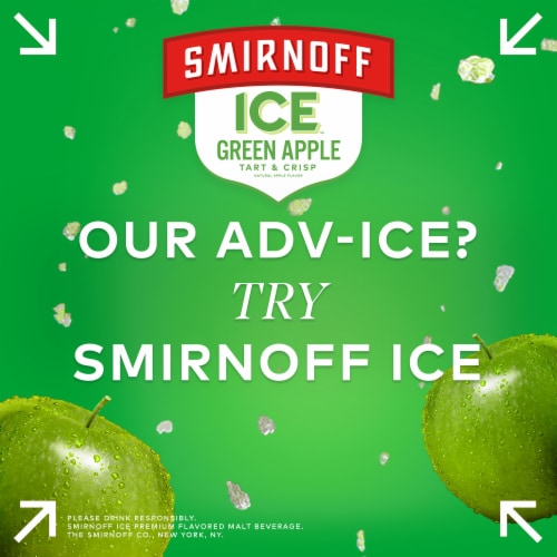 Smirnoff Ice Green Apple Perspective: back