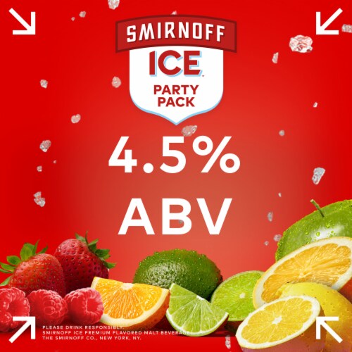 Smirnoff Ice Variety Party Pack Perspective: back