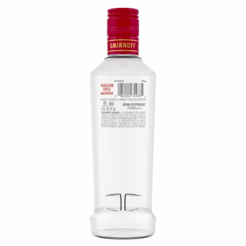 Smirnoff Strawberry (Vodka Infused With Natural Flavors) Perspective: back