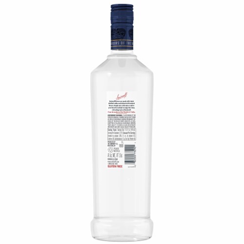 Smirnoff Blueberry (Vodka Infused With Natural Flavors) Perspective: back