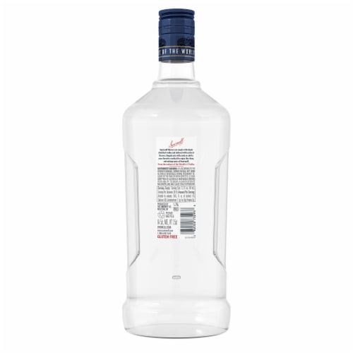 Smirnoff Blueberry (Vodka Infused With Natural Flavors) Perspective: back