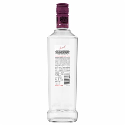 Smirnoff Passion Fruit (Vodka Infused With Natural Flavors) Perspective: back