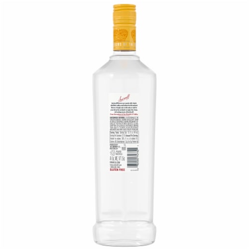 Smirnoff Pineapple (Vodka Infused With Natural Flavors) Perspective: back