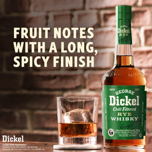 George Dickel Rye Whisky Perspective: back