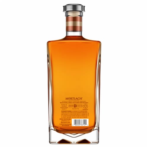 Mortlach Single Malt Scotch Whisky Perspective: back