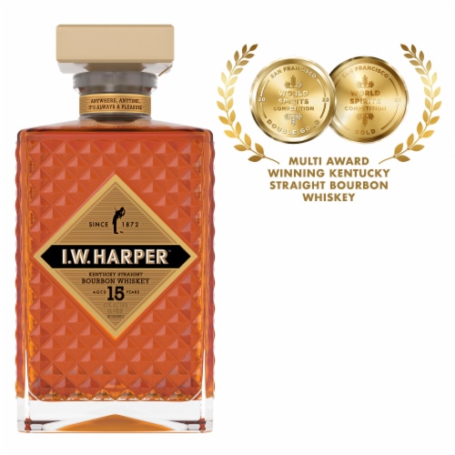 I.W. Harper Whiskey - American 15 YO Perspective: back