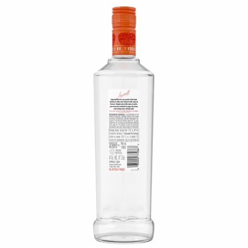 Smirnoff Ruby Red Grapefruit (Vodka Infused With Natural Flavors) Perspective: back