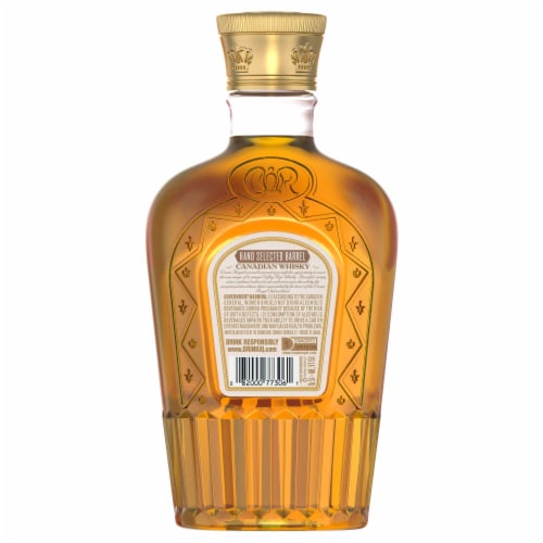 Crown Royal Whisky - Canadian Hand Selected Barrel Perspective: back