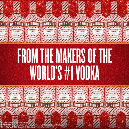 Smirnoff Vodka Peppermint Twist Perspective: back