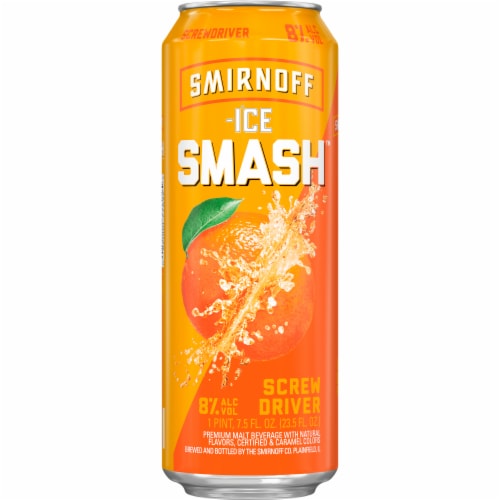 Smirnoff Ice Smash Screwdriver Perspective: back