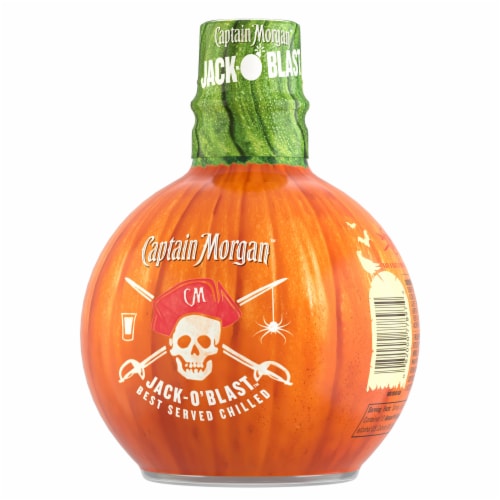 Captain Morgan Jack-O'Blast Spiced Pumpkin Shot Perspective: back