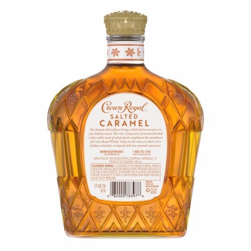 Crown Royal Salted Caramel Flavored Whisky Perspective: back