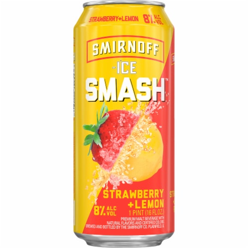 Smirnoff Ice Smash Strawberry Lemon Perspective: back