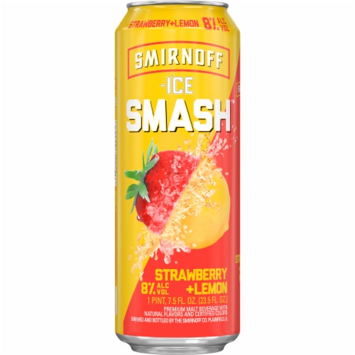 Smirnoff Ice Smash Strawberry Lemon Perspective: back