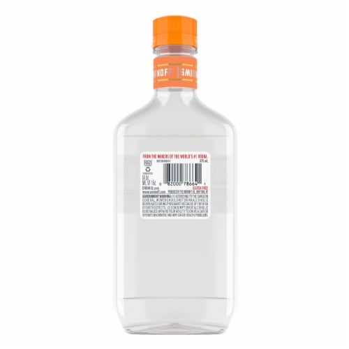 Smirnoff Peach (Vodka Infused With Natural Flavors) Perspective: back