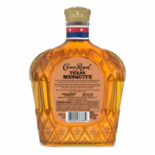 Crown Roysl Texas Mesquite Blended Canadian Whisky Perspective: back