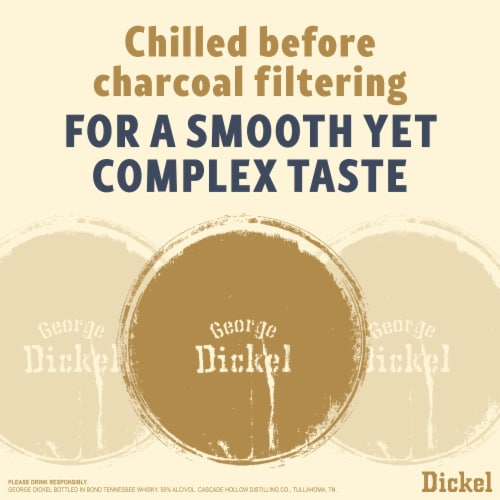 George Dickel Whiskey - American Tennesse Bottled In Bond Perspective: back