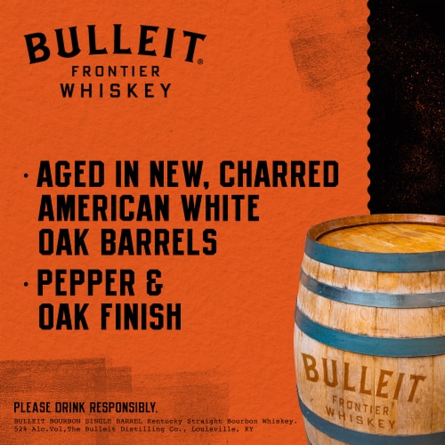 Bulleit Whiskey - American Bourbon Single Barrel Perspective: back