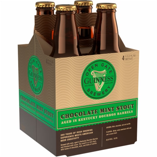 Guinness Barrel-Aged Chocolate Mint Stout Perspective: back