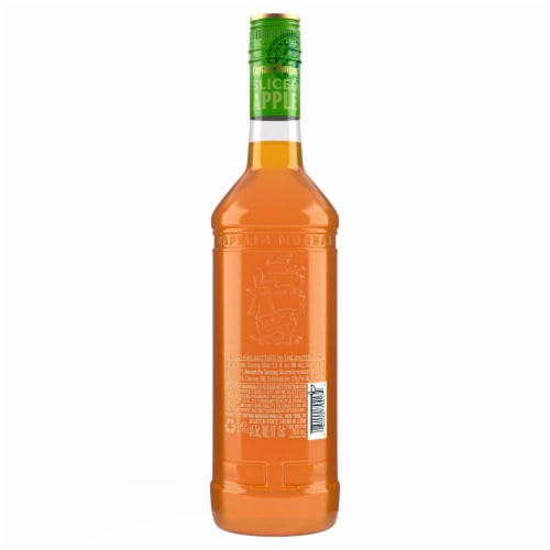 Captain Morgan Sliced Apple Spiced Dark Rum Perspective: back
