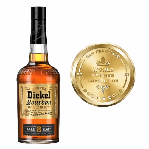 George Dickel Whiskey - American 8YO Bourbon Perspective: back