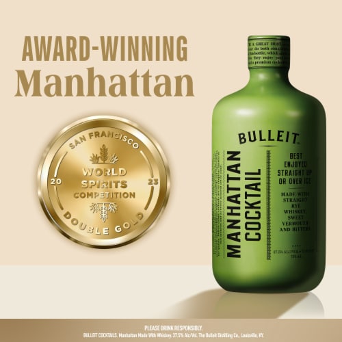 Bulleit Cocktail Manhattan (RTS) Perspective: back