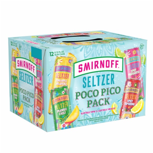 Smirnoff Poco Pico Spicy Little Sweet Hard Seltzer Variety Pack Perspective: back