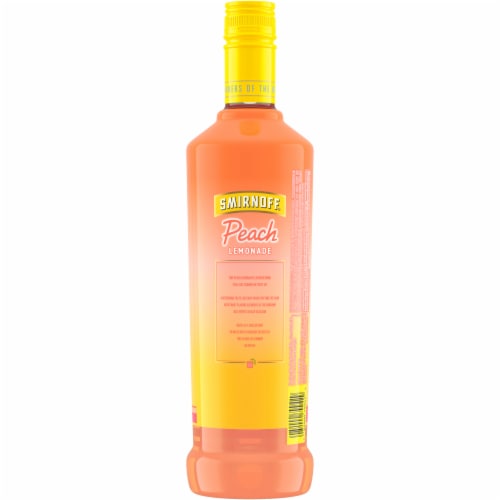 Smirnoff Peach Lemonade (Vodka Infused With Natural Flavors) Perspective: back