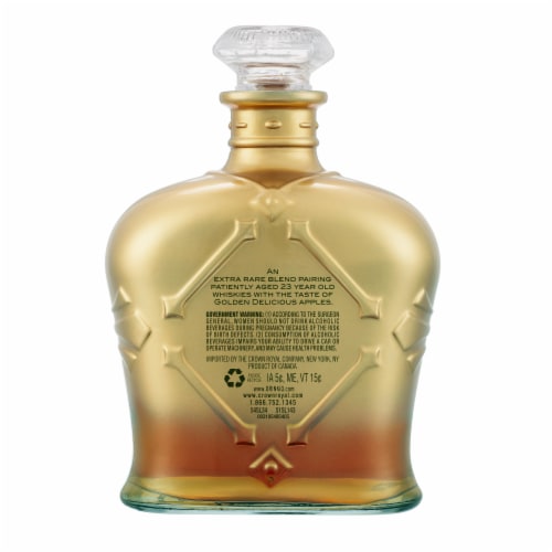 Crown Royal Whisky - Canadian Golden Apple 23YO Perspective: back