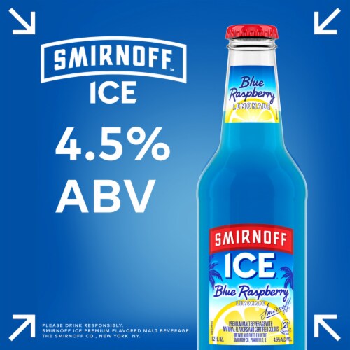 Smirnoff Ice Blue Raspberry Lemonade Perspective: back
