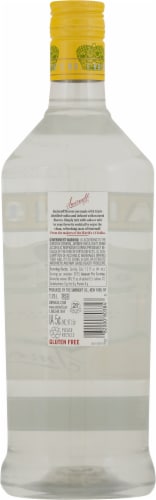 Smirnoff Citrus Vodka Infused with Natural Flavors Perspective: back