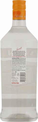 Smirnoff Orange Vodka Infused with Natural Flavors Perspective: back
