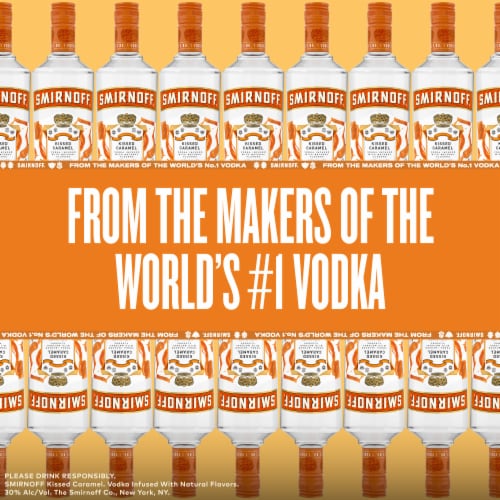 Smirnoff Vodka Kissed Caramel Perspective: back