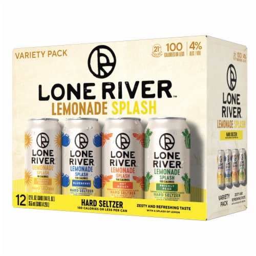 Lone River Lemonade Splash Hard Seltzer Perspective: back