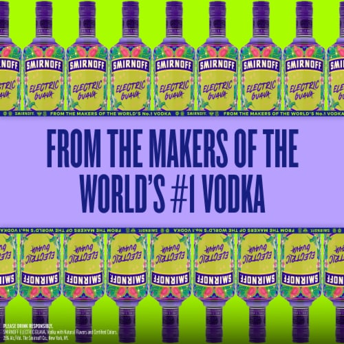 Smirnoff Vodka Electric Guava Perspective: back