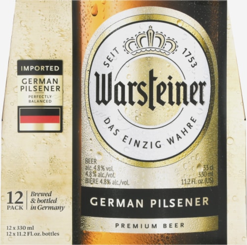 Warsteiner German Pilsener Perspective: back