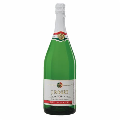 J. Roget Spumante White Sparkling Wine Perspective: back