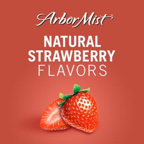 Arbor Mist Strawberry White Zinfandel Sweet Wine Perspective: back