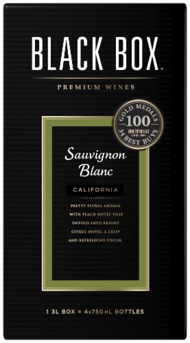 Black Box Sauvignon Blanc White Wine Perspective: back