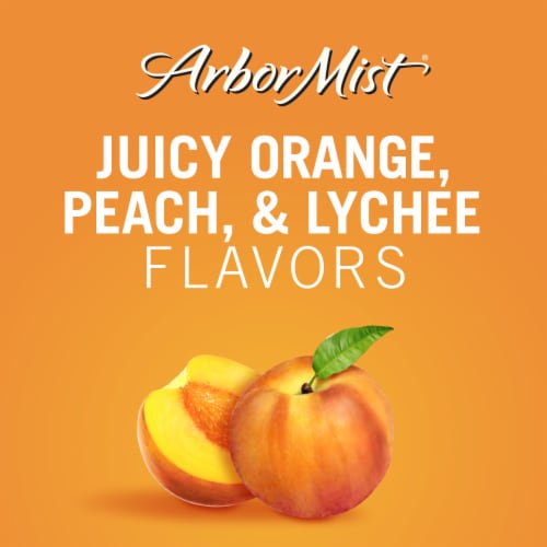 Arbor Mist Peach Moscato Sweet Wine Perspective: back